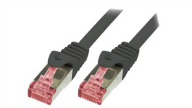 Cq2093s Patch Cord S/Ftp 6 Linka Cu Lszh Czarny 10M 27Awg
