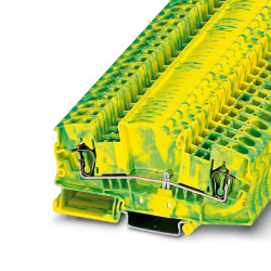 Listwa zaciskowa uziemienia 8 AWG żyły: 2 Zielony/żółty Obudowa ze sprężyną Phoenix Contact