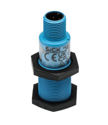 Czujnik zbliżeniowy M18 Ultradźwiękowy 1,3 m SICK 10 → 30 V prądu stałego długość 52.7mm Gwintowany