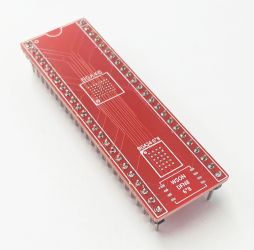 Adapter BGA48/BGA24/WSON8 -->PDIP48 dla pamięci NAND i NOR Flash (simple)