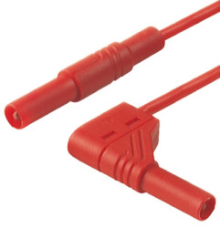 934083101, PVC, 32A, 1000V ac/dc, kolor: Czerwony, dł. 1m, -15 → +70°C, Hirschmann Test & Measurement