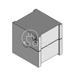 Moduł uszczelniający KT mały, KT 4, z otworem 1x4-5 mm, 41204
