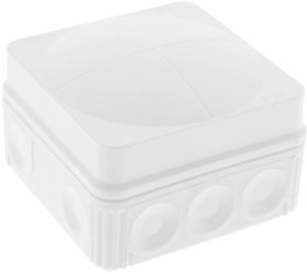 Cable junction box, no. of entries: 2, 2.5 mm², white, IP66, 10060622