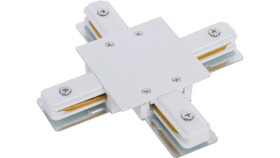 Łącznik Krzyżowy Wpuszczany Biały Profile Recessed X-Connector White 8836...
