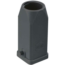 Harting 09 20 003 0427 Han&#xAE; 3 A Hood Black Top Entry Thermoplastic 2 Pegs