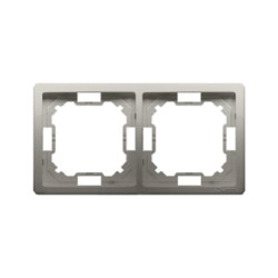 BASIC satyna BMR2/29 Ramka 2-kr. KONTAKT