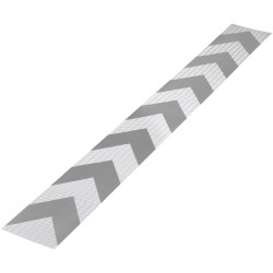 Toolcraft 1563960 Reflective Stripe 1m x 11.5cm Silver/Grey Self-Adhesive