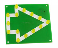 VAVTEDU800 Pulsująca strzałka LED (Zestaw do nauki lutowania elementów SMD) AVTEDU800