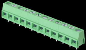 CTB0502/12 Lötbare Schraubklemme - 12-pol, RM 5 mm, 90°