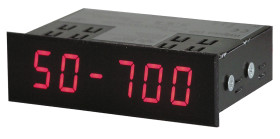 Cyfrowy miernik panelowy wielofunkcyjny Profinet microSYST 7-segmentowy LED