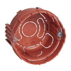 Puszki elektroinstalacyjne, seria: 0801, l. ścieżek: 1, materiał: Polistyren, typ montażu: Montaż podtynkowy, 40 x 43mm