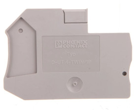 Pokrywa zamykająca szara D-UT 4-TWIN/ 1P 3045237 /50szt./