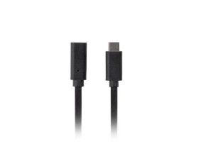 Przedłużacz usb-c m/f 3.1 0.5m czarny lanberg CA-USBE-20CC-0005-BK