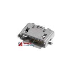 Gniazdo USB micro AB SMD 5p 1,8A MOLEX oryginal.