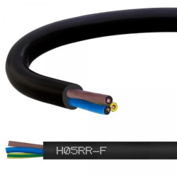 Przewód w gumie H05RR-F / OW 3x1,5 300/500V Elektrokabel /1000m/