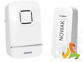 Dzwonek bezprzewodowy 230V bezbateryjny 70m KINETIC AC OR-DB-AV-132 ORNO