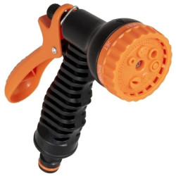 Pistolet plastikowy do zraszania 7-funkcyjny ECO-2109 BLACK LINE BRADAS