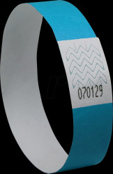 TYVBL-50 Wristbands, tear-resistant, blue, 500 pieces