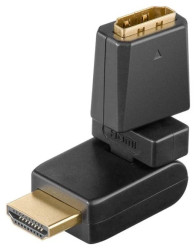 Adapter HDMI™ 360, pozłacany - Zużycie Jednostka 1 szt. w blistrze