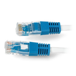 Przewód sieciowy Ethernet Patchcord UTP 5e 1,5m - biały