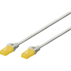 Digitus DK-1613-A-050 RJ45 patch cable CAT 6A U/UTP 5 m grey halogen-free