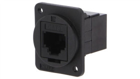 Łącznik Ft Rj11 6P4c Kat 3 Gniazdo Z Obu Stron 19X24mm Cp30223x