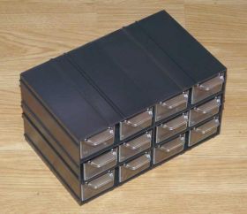 PX-12 SZAFKA 12-SZUFLADEK 125x230x140