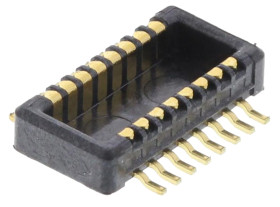 Wtyk PCB 16-pinowe raster: 0.5mm 2-rzędowe Molex Montaż powierzchniowy 500.0mA 50.0 V.