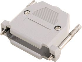 Obudowa do złącza D-SUB 15 pin Encitech 2360-0102-32, tworzywo sztuczne UL, szary