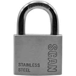 Scan ZB111-50 Stainless Steel Padlock 50mm