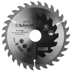 Piła tarczowa do drewna widiowa 180x30 30T Schmith