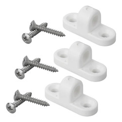 Uchwyt rurek markizy pionowy P plastik stelaża oczko 3szt