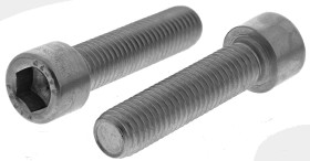 Śruba imbusowa M12 długość 50mm Nakrętka, gniazdo sześciokątne Stal nierdzewna RS PRO