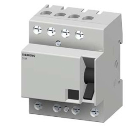 Wyłącznik różnicowoprądowy 4P typ B 80A 300MA, 400V, Krótkozwłoczny, 4MM 5SM3647-4