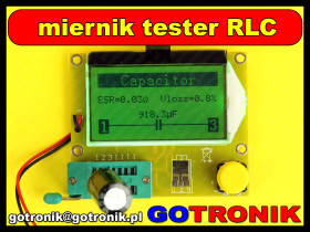 Tester miernik elementów RLC i półprzewodników