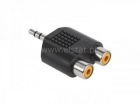 Jack 3,5 WT stereo - 2xGN RCA nikiel