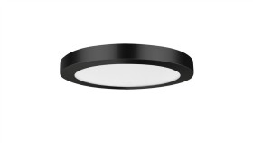 Okrągły Czarny Plafon York Led Neutralna Barwa Światła Do Kuchni Lp-330/1C...