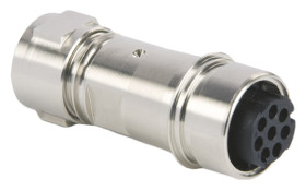 Złącze wielostykowe przemysłowe 8-pinowe Montaż na kablu Gniazdo Bulgin