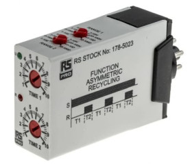Timer Relay 1 funkcyjny DPDT DPDT 12 → 240V ac/dc