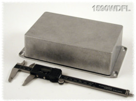 Aluminum die cast enclosure, (L x W x H) 153 x 83 x 50 mm, natural, IP65, 1590WPFL