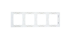 Sistena Life Ramka Poczwórna Pionowa Arctic 771008