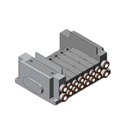 Podstawa rozdzielacza 6-drogowa Szybkozłączka 6 mm SMC