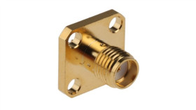 Złącze Koncentryczne, 50, 0 To 18Ghz, Żeński, Lutowane, Montaż Na Kołnierzu