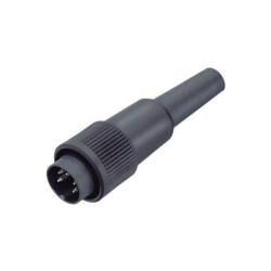 Binder 99-0609-00-04 Male 4-6mm Cable Mnt 4 Pin with Solder Termination