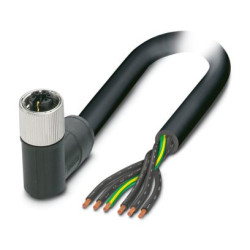 Przewód zasilający Phoenix Contact SAC 6 Core 10 m Polichlorek winylu Sheath Szary, Czarny 9.75 mm OD, 690 V 80 °C