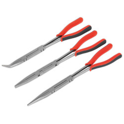Sealey AK8580 Double Joint Pliers Set 3pc Long Reach 335mm
