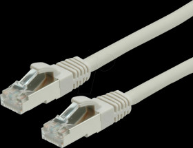 21990701 Patch cable Cat.6 S/FTP PIMF gray 1m