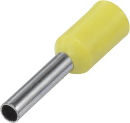 Końcówki kablowe tulejkowe 470006, kołnierz, 0,1-0,3 mm2 x 6 mm, żółte, 100 szt.