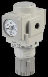 Precision pressure regulator G1/8, circular manometer