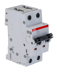 Wyłącznik nadprądowy MCB, Typ K, 2-biegunowy, 20A, 400V, 125V, na szynę DIN, ABB S202-K20, S200